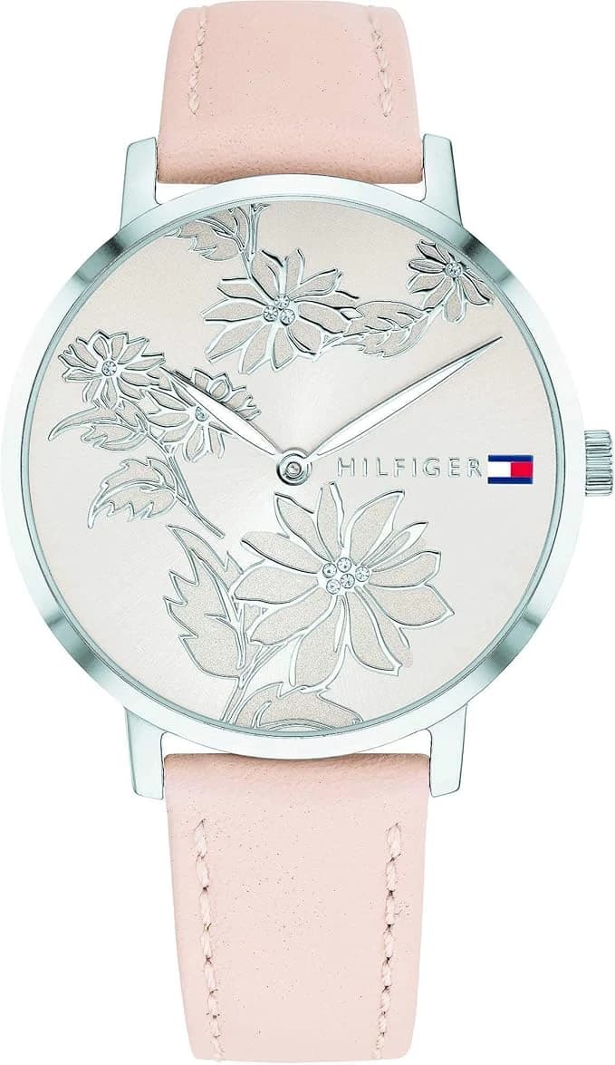 Tommy Hilfiger Montre Analogique à Quartz pour Femme - Disponible avec Bracelet en Acier Inoxydable, Maille ou Cuir