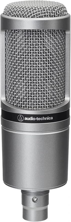 Audio-Technica AT2020GM Microphone Cardioïde à Électret Argent