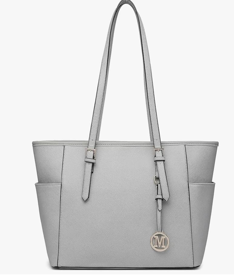 Miss Lulu Sac Cabas Femme Travail & Études - Grand Sac à Main Femme Fourre-Tout Résistant - Idéal pour Bureau, Université ou Sorties Quotidiennes