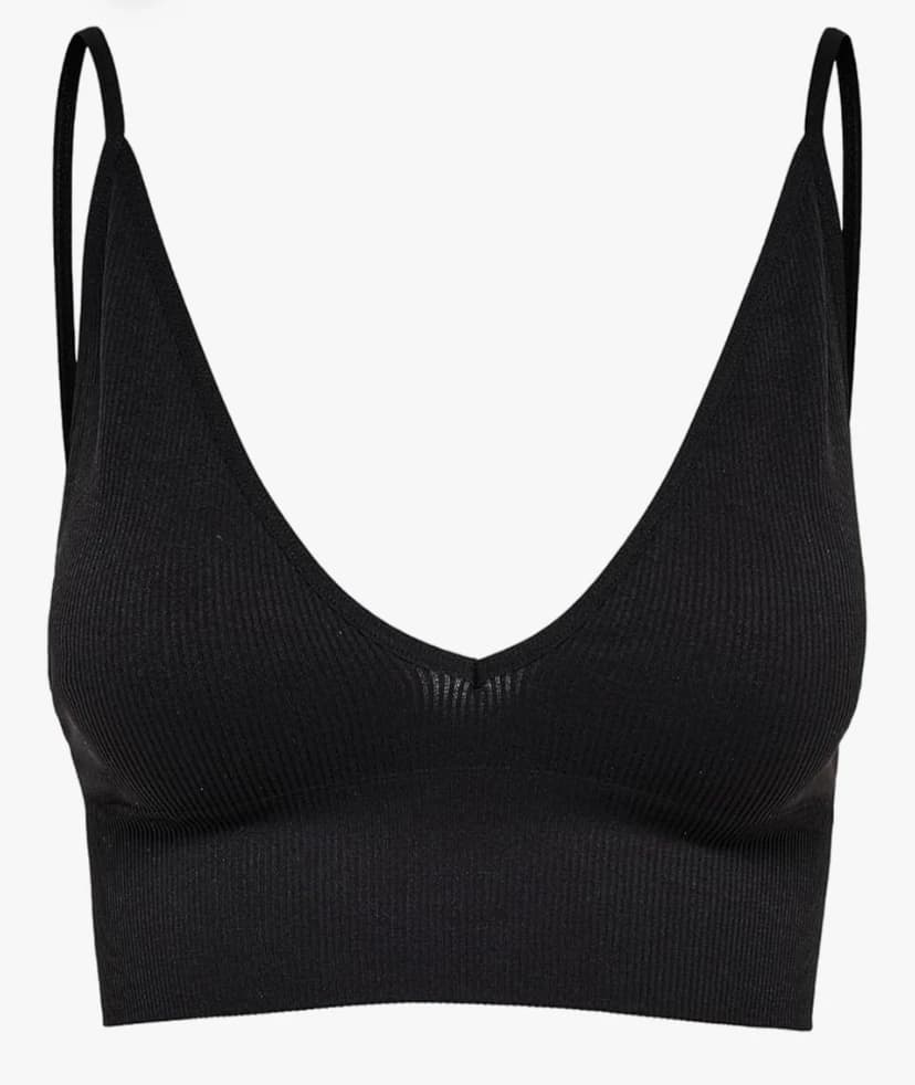 Only Onlvicky Rib Seamless V-Neck Top Noos Bustier Femme