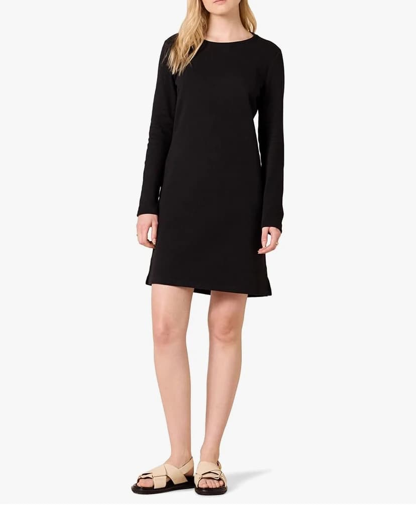 Amazon Essentials Robe en Polaire Longueur au-Dessus du Genou avec Manches Longues et col Rond Femme