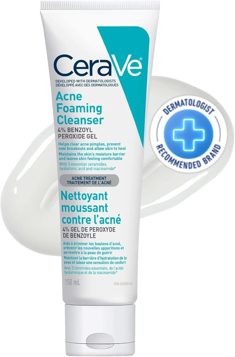 Nettoyant visage à l'acide hyaluronique et niacinamide